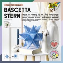 folia Faltblätter Bascetta-Stern, 150 x 150 mm, rosa