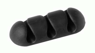 DURABLE Kabel-Clip CAVOLINE CLIP 3, 3 USB-Kabel, graphit