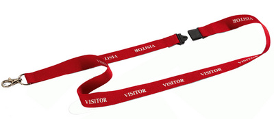 DURABLE Textilband 20 VISITOR, Länge: 440 mm, rot