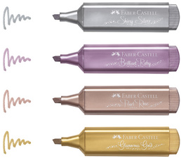 FABER-CASTELL Textmarker TEXTLINER 1546 Metallic, gold