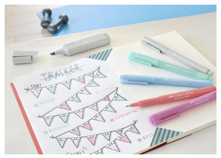 FABER-CASTELL Fineliner BROADPEN Pastell, pastelltürkis