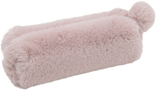 WEDO Schlamper-Etui FLUFFY, aus Plüsch, hellbraun
