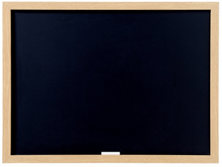 Bi-Office Kreidetafel Optimum, eiche, 600 x 450 mm