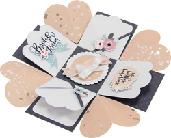 folia Explosionsbox-Bastelset Romantik
