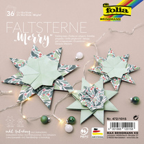 folia Faltsterne-Set Joy (Meißner-Technik)