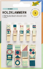 folia Holzklammern mit Druck All year III