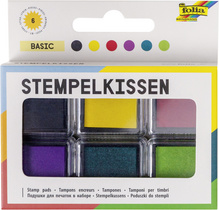 folia Stempelkissen Set Basic, 6-farbig sortiert
