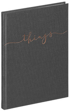 PAGNA Notizbuch things, DIN A5, blanko, grau