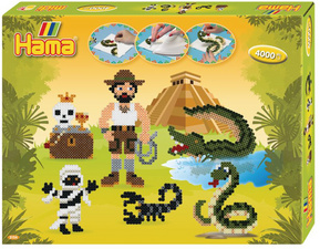 Hama Bügelperlen midi Abenteuer, Geschenkpackung