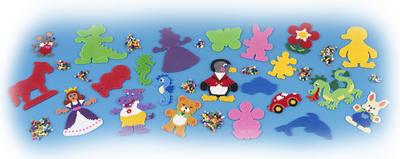 Hama Stiftplatten Prinzessin, Pferd, Katze, im Blister