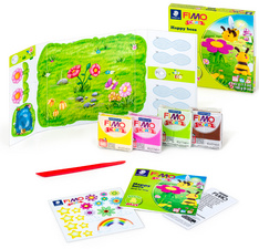 FIMO kids Modellier-Set Form & Play Happy bees, Level 3