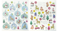 folia Weihnachts-Sticker Charming Christmas III