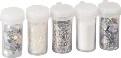 KNORR prandell Glitter-Mix / Glitterpulver silber