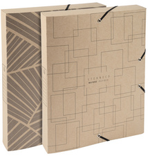 EXACOMPTA Sammelbox Eterneco, DIN A4, 40 mm, natur