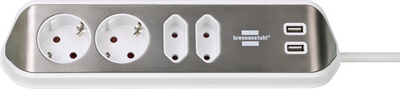 Brennenstuhl 1153590410 Tisch-Steckdosenleiste estilo, 4-fach