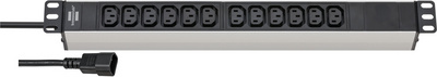 Brennenstuhl 1390007112 19 Steckdosenleiste Alu-Line, 12-fach