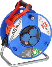 Brennenstuhl 1208750 Kabeltrommel Garant, IP44, Kabel: 40 m