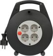 brennenstuhl Vario Line Kabelbox 4-fach schwarz/lichtgrau 10m H05VV-F 3G1,5