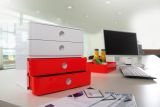 HAN SMART-BOX ALLISON – kompakte Design-Schubladenbox mit 2 Schubladen, hochglänzend und in Premium-Qualität, lime green, 1120-80