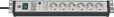 Brennenstuhl 1156057696 Premium-Line 60.000A Überspannungsschutz-Steckdosenleiste 6-fach schwarz/lichtgrau 3m H05VV-F 3G1,5 19 Format