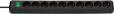 brennenstuhl Eco-Line Steckdosenleiste mit Schalter 10-fach schwarz 3m H05VV-F 3G1,5