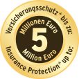 Brennenstuhl 1159710515 Eco-Line 13.500A Überspannungsschutz-Steckdosenleiste 6-fach anthrazit 5m H05VV-F 3G1,5