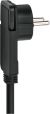 Brennenstuhl 1168980030 Qualitäts-Kunststoff-Verlängerungskabel mit Flachstecker 3m H05VV-F3G1,5 schwarz