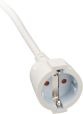 brennenstuhl Qualitäts-Kunststoff-Verlängerungskabel mit Flachstecker 10m H05VV-F3G1,5 weiss