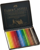FABER-CASTELL Buntstifte POLYCHROMOS, 24er Metalletui