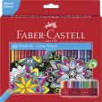 FABER-CASTELL Hexagonal-Buntstifte CASTLE, 60er Kartonetui