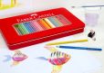 FABER-CASTELL Hexagonal-Buntstifte CASTLE, 60er Metalletui