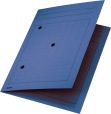 Leitz 3998 Umlaufmappe, A4, Gitterdruck, Manilakarton 320 g/qm, blau