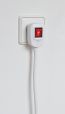 Brennenstuhl 1155350210 Vario Power Steckdosenleiste mit USB-Ladefunktion 5-fach weiß, 1,4m H05VV-F 3G1,5