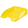 Leitz 5226 Briefkorb Plus WOW - A4, Polystyrol, gelb metallic