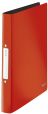 Leitz 4566 Ringbuch Solid - A4, PP, 2 Ringe, 25 mm, hellrot