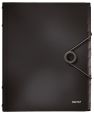 Leitz 4570 Ordnungsmappe Solid - 12 Fächer, PP, schwarz