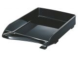 LEITZ Briefablage Elegant, DIN A4, Polystyrol, schwarz