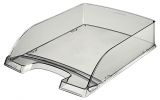 LEITZ Briefablage Plus Transparent, DIN A4, grau-transparent