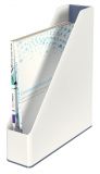 LEITZ Stehsammler WOW Duo Colour, DIN A4, Polystyrol, weiß 53621001