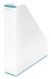 LEITZ Stehsammler WOW Duo Colour, DIN A4, Polystyrol, eisblau 53621051