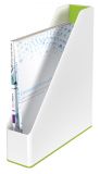 LEITZ Stehsammler WOW Duo Colour, DIN A4, Polystyrol, grün