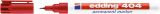 Permanentmarker edding 404, 0,75 mm, rot