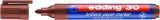 Pigmentmarker edding 30 brilliant paper marker, 1,5 - 3 mm, braun