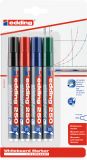 Whiteboardmarker edding 250, nachfüllbar, 1,5 - 3 mm, Sortiert