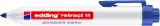 Permanentmarker edding retract 11, nachfüllb., Druckmechanik, 1,5-3 mm, blau