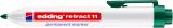 Permanentmarker edding retract 11, nachfüllb., Druckmechanik, 1,5-3 mm, grün