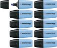 Textmarker - STABILO BOSS MINI - 10er Pack - blau