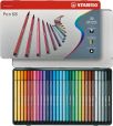 Premium-Filzstift - STABILO Pen 68 - 30er Metalletui - mit 30 verschiedenen Farben