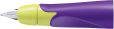 Rechtshänder-Griffstück für ergonomischen Schulfüller mit Standard-Feder M - STABILO EASYbirdy in violett/gelb