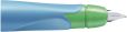 Linkshänder-Griffstück für ergonomischen Schulfüller mit Anfänger-Feder A - STABILO EASYbirdy in himmelblau/grasgrün